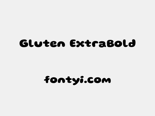 Gluten ExtraBold