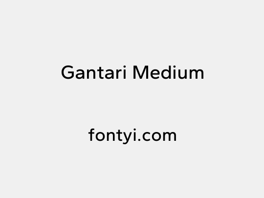 Gantari Medium