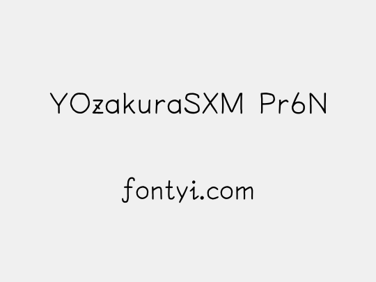 YOzakuraSXM Pr6N