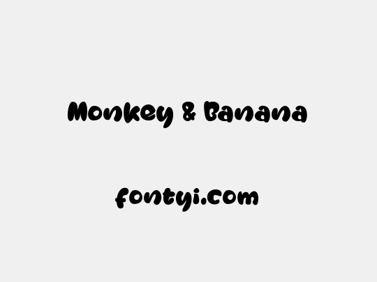 Monkey & Banana