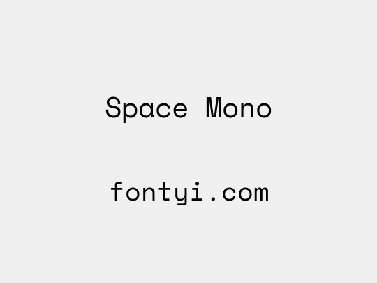 Space Mono