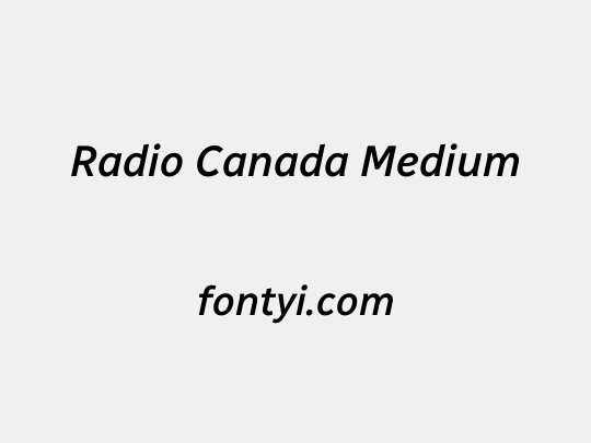 Radio Canada Medium