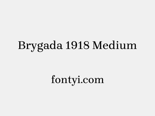 Brygada 1918 Medium