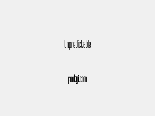 Unpredictable