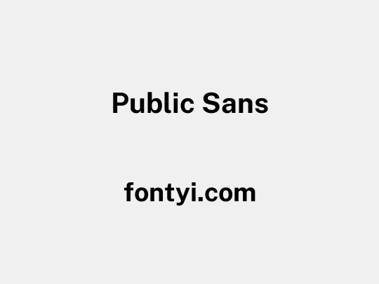 Public Sans