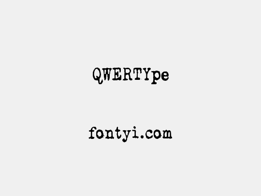 QWERTYpe