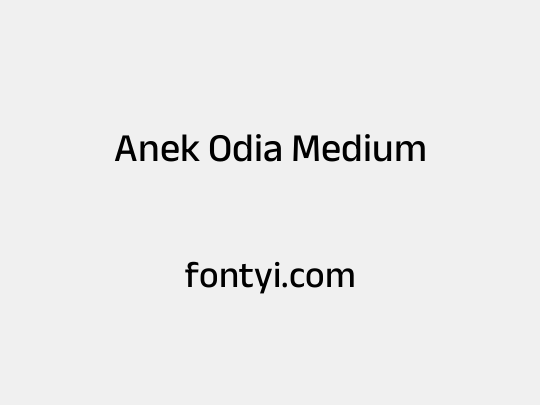Anek Odia Medium