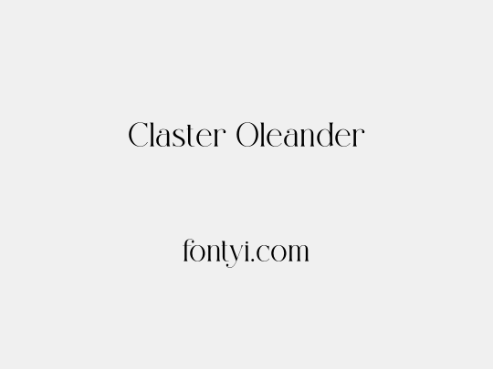 Claster Oleander
