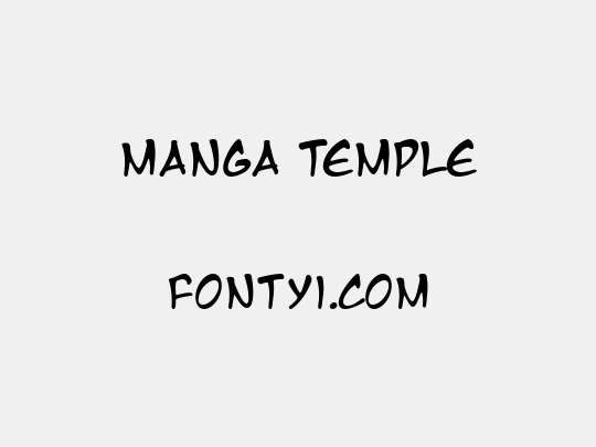 Manga Temple