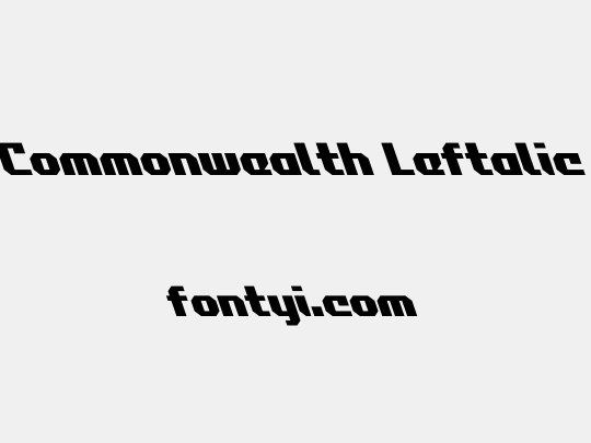 Commonwealth Leftalic