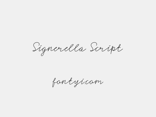 Signerella Script