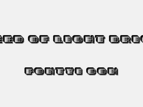 Speed of Light Bright