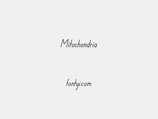 Mitochondria