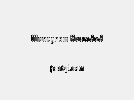Monogram Rounded