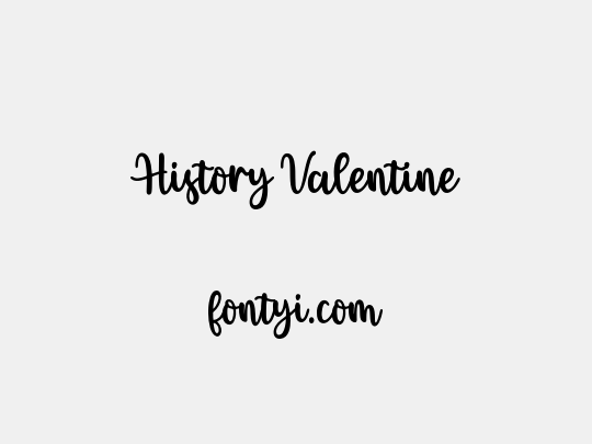 History Valentine