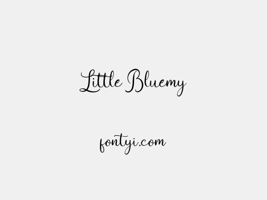 Little Bluemy