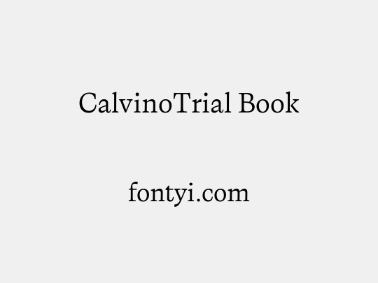 CalvinoTrial Book