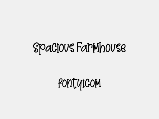 Spacious Farmhouse