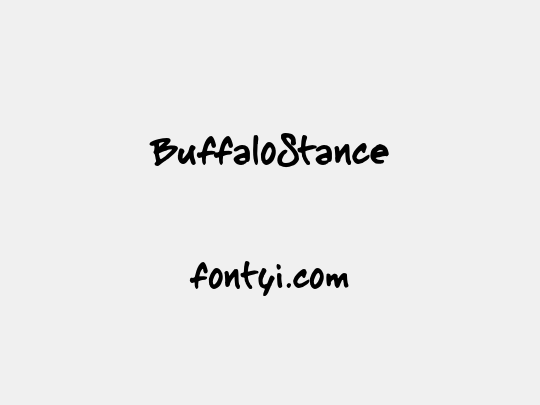 BuffaloStance