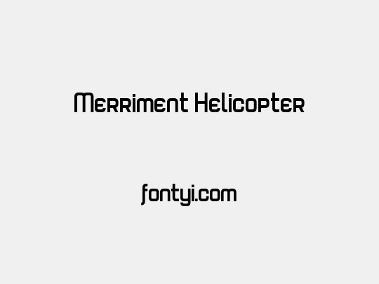 Merriment Helicopter