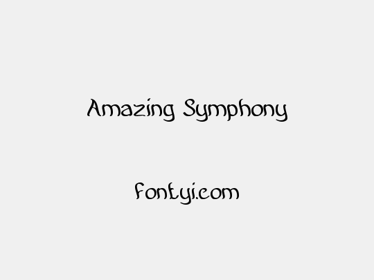 Amazing Symphony