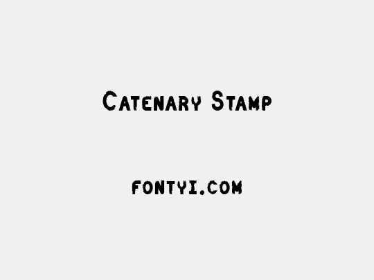 Catenary Stamp