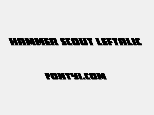 Hammer Scout Leftalic