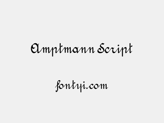 Amptmann Script