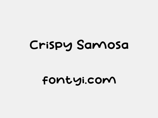 Crispy Samosa