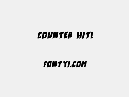 counter hit!