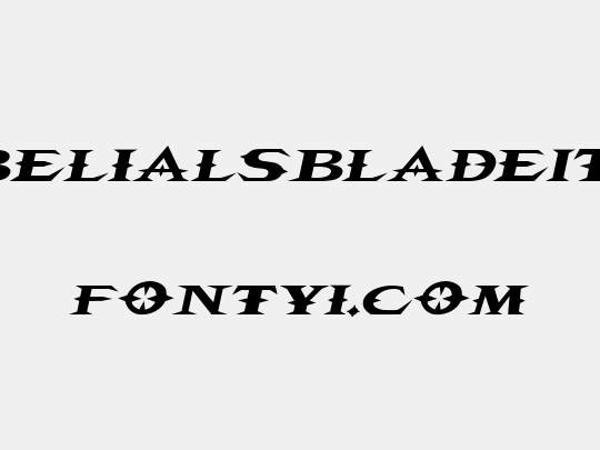 VTCBelialsBladeItalic