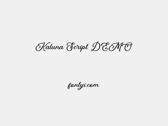 Kaluna Script DEMO