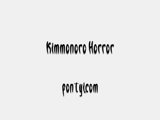 Kimmonoro Horror