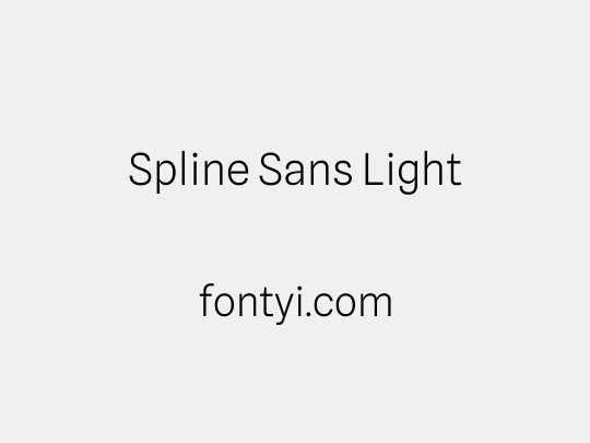 Spline Sans Light