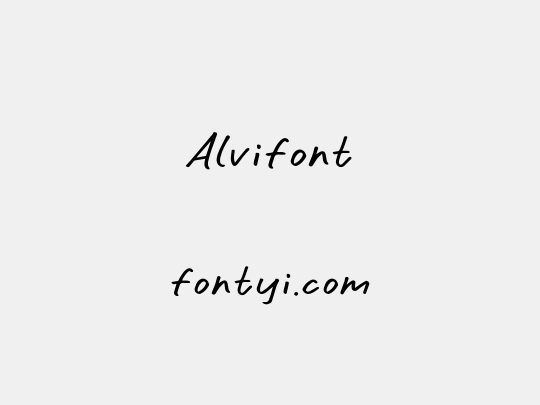 Alvifont