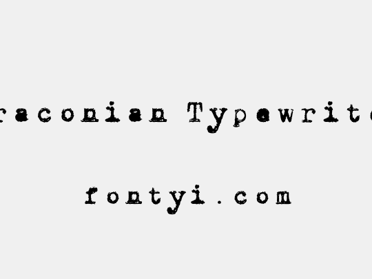Draconian Typewriter