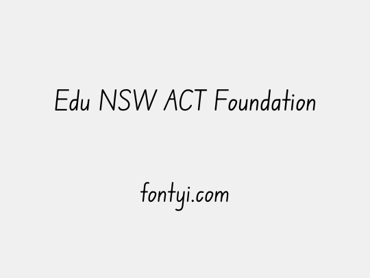 Edu NSW ACT Foundation