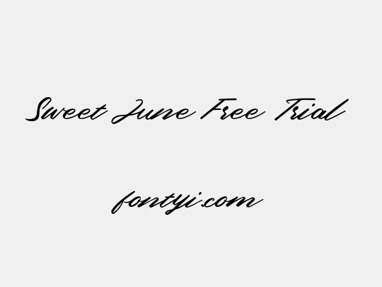 Sweet June Free Trial