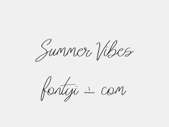 Summer Vibes