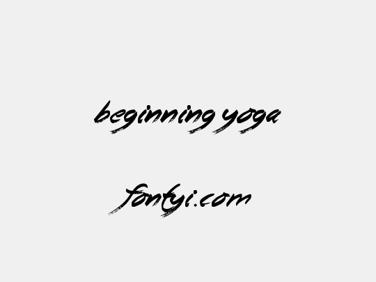 Beginning Yoga