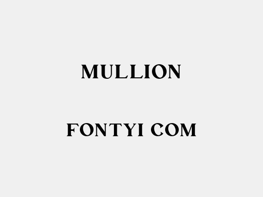 Mullion