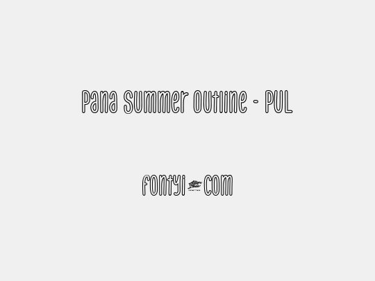 Pana Summer Outline - PUL