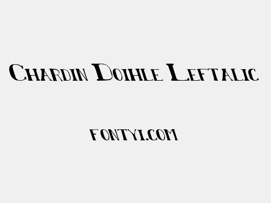 Chardin Doihle Leftalic