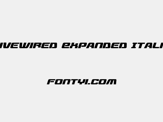 Livewired Expanded Italic