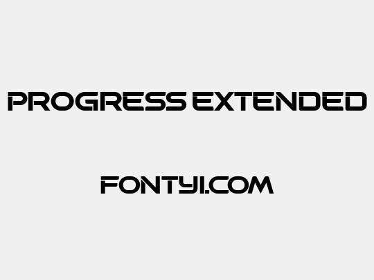 Progress Extended
