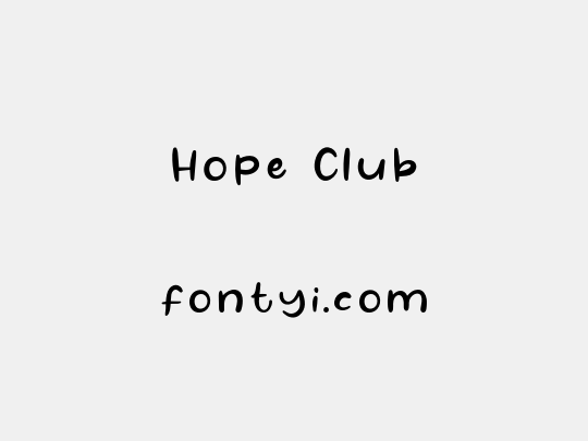Hope Club