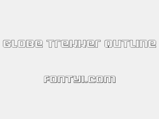 Globe Trekker Outline