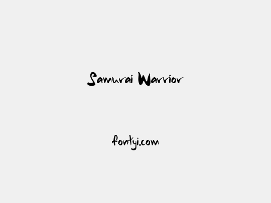 Samurai Warrior