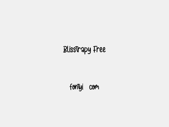 Blisstrapy Free
