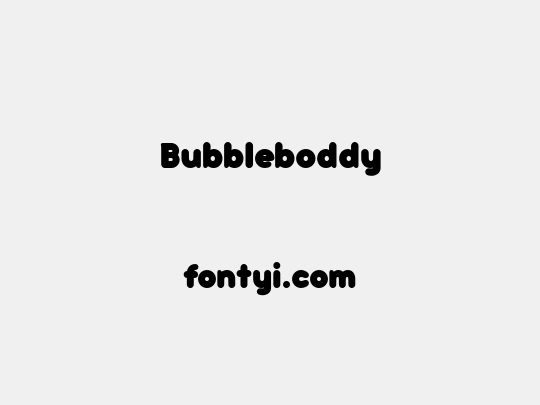 Bubbleboddy